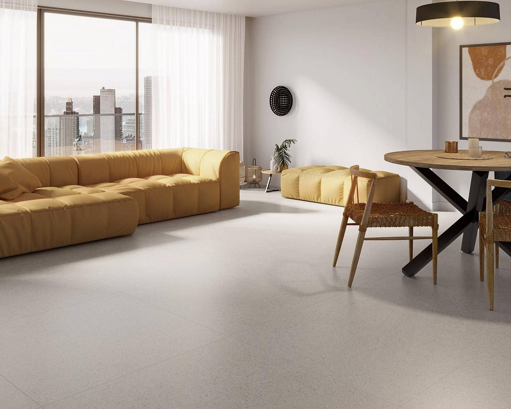 Beige Matt Rect 100x100